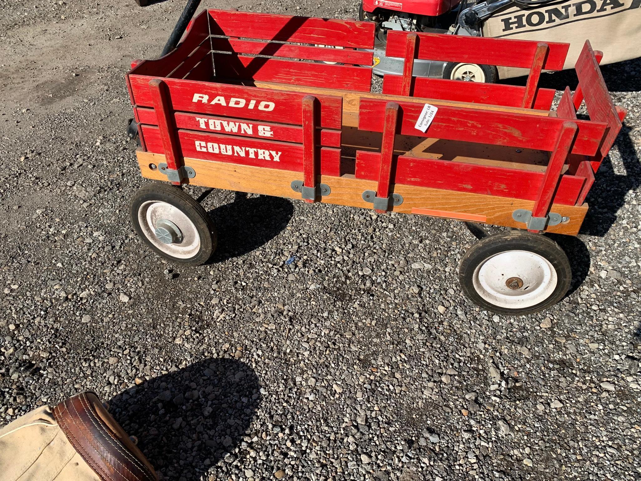 Vintage Wagon, Antique Golf Clubs, Vintage Baseball Bats Reds