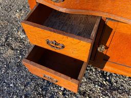 Antique Oak Wash Stand Cabinet c. 1900