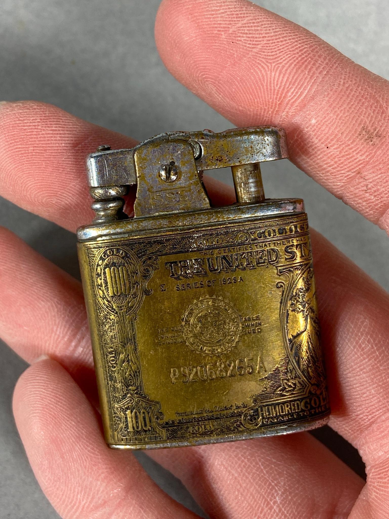 8 Vintage Lighters including Vulcan, Park and More