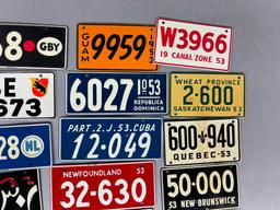 Lot of Vintage Bicycle License Plates