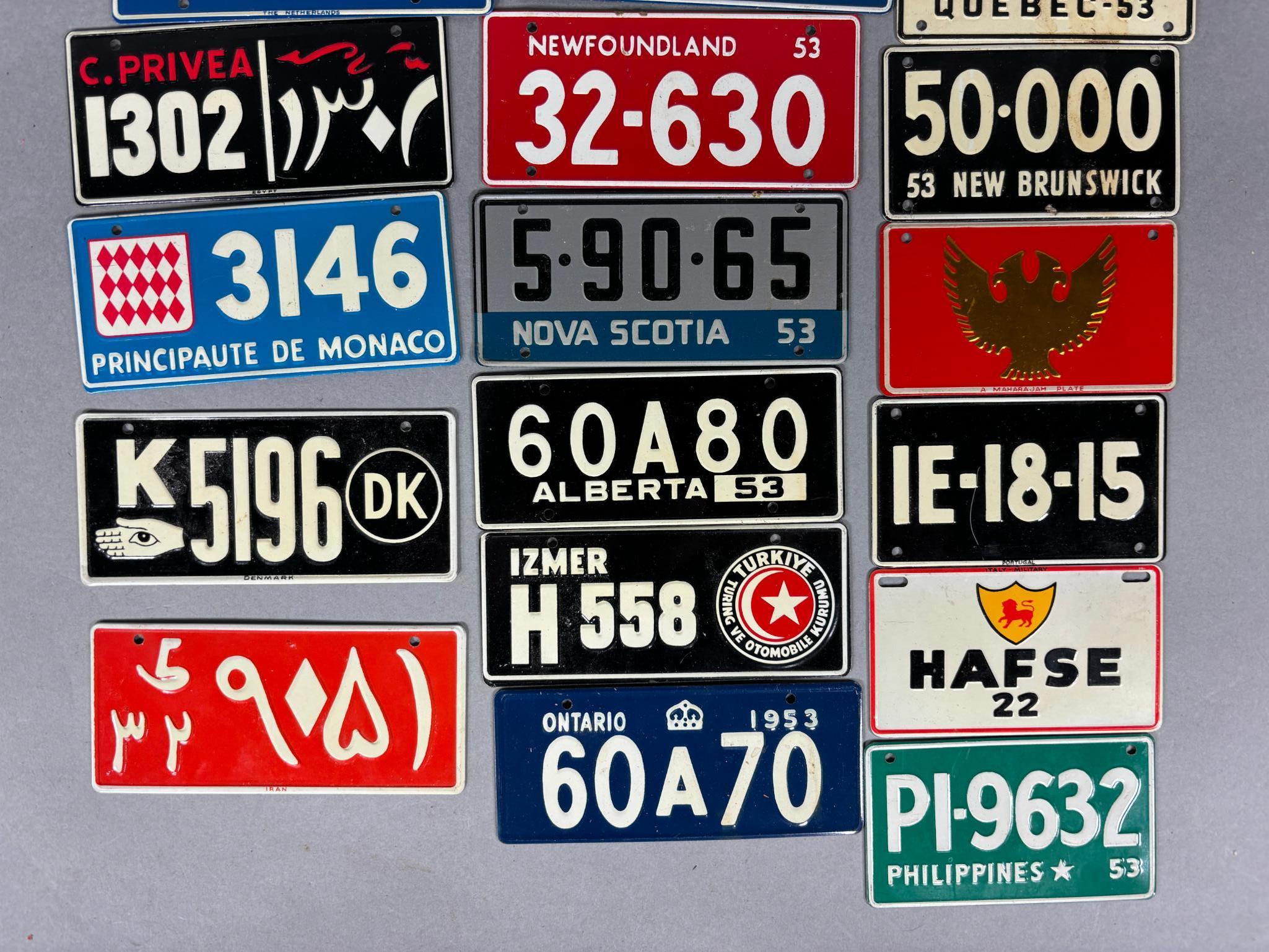 Lot of Vintage Bicycle License Plates