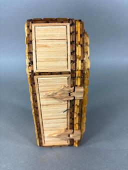 Vintage Wood Coffin