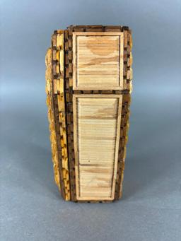 Vintage Wood Coffin