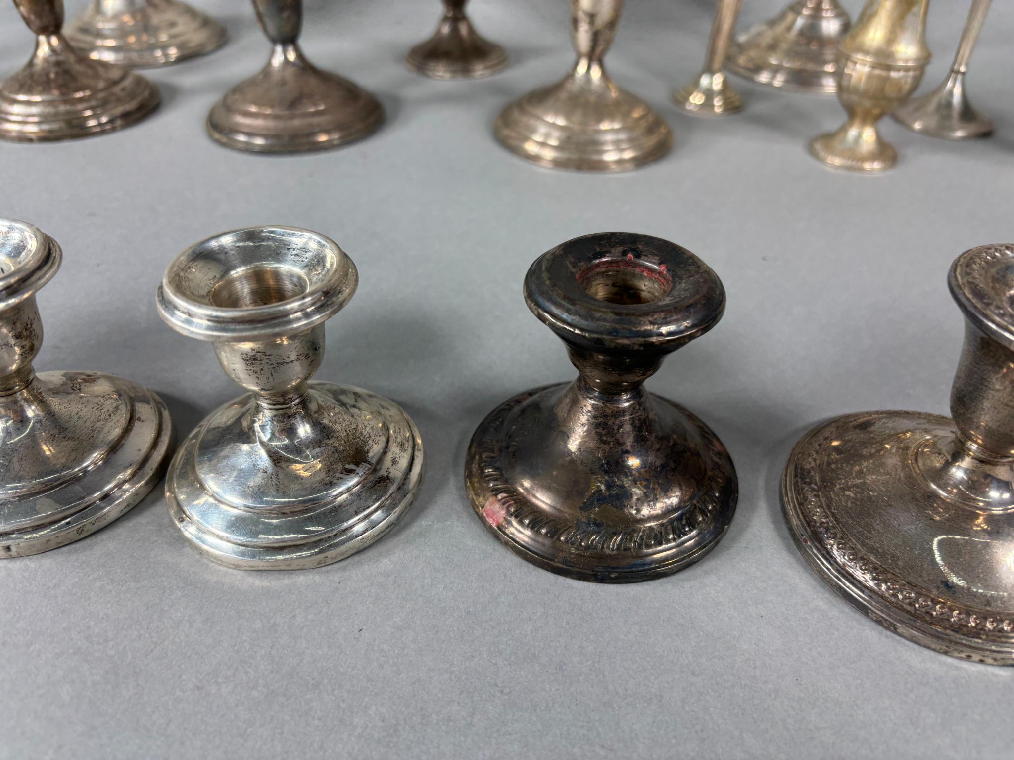 Very Large Lot of Weighted Sterling Silver Pieces