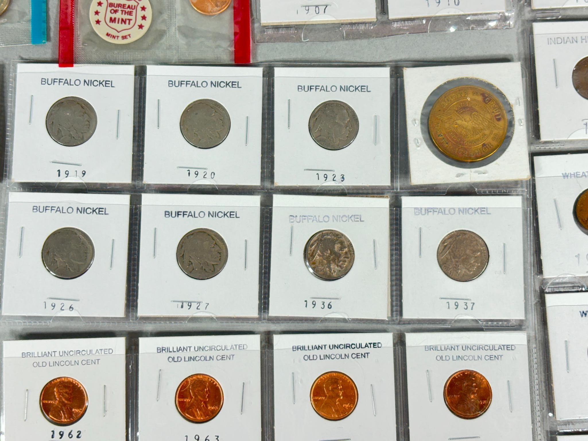 Large Lot of Assorted Coins, Mint Sets