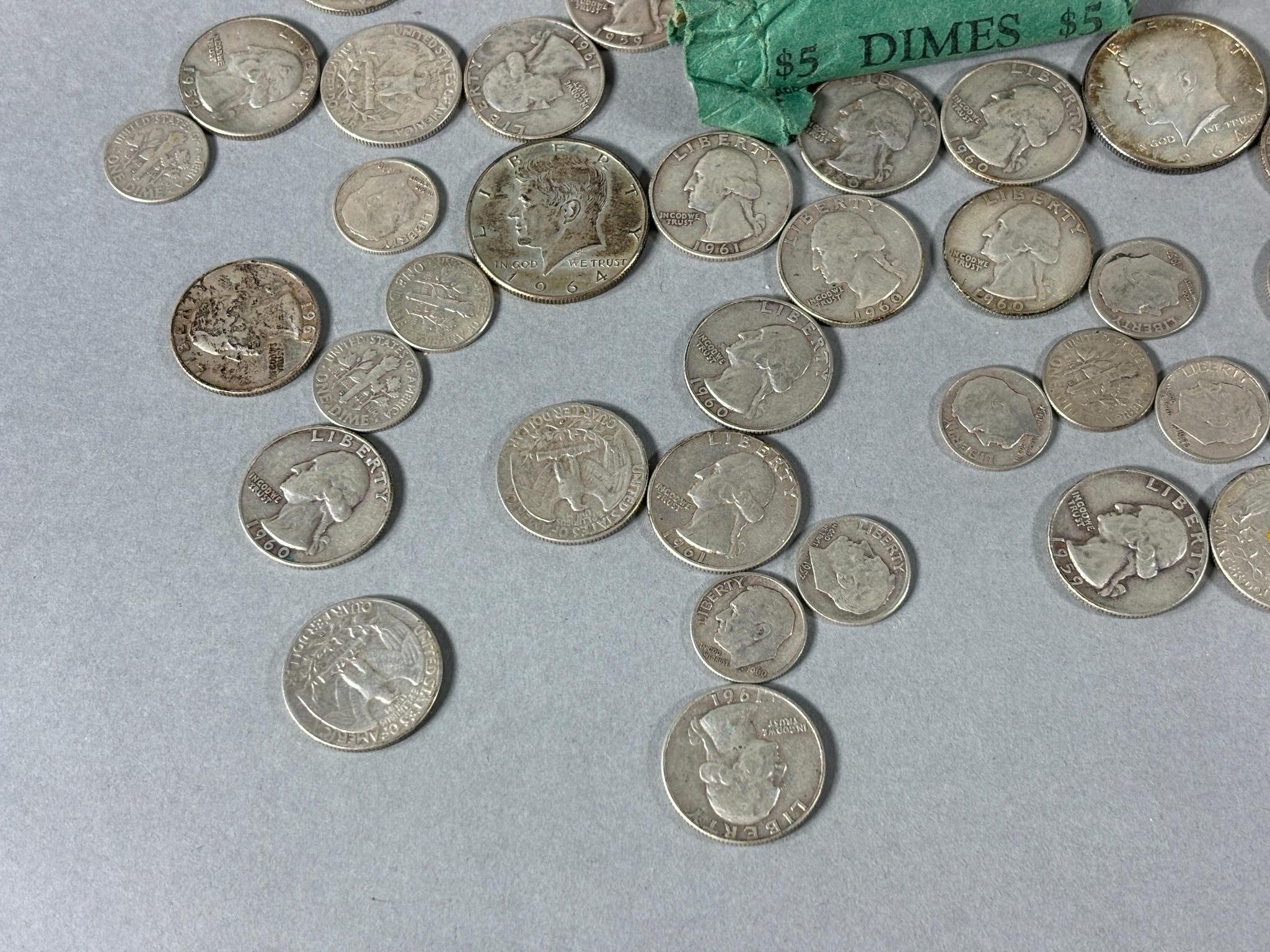 Large Lot of Silver Coins