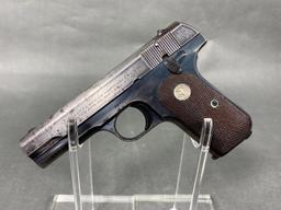 Colt Model 1903 Hammerless Pistol with Magazine