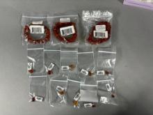 Group Lot of Amber Jewelry in Bags