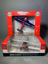 Anheuser Busch Limited Edition Diecast Metal Airplane Banks