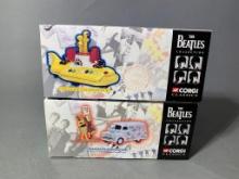 Corgi Classics "The Beatles Collection" Yellow Submarine & Bedford CA Graffiti Van