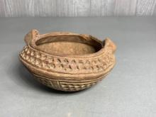 Unusual Pre Columbian Incised Bowl Columbia