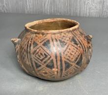 Pre Columbian Painted Pottery Jar Columbis