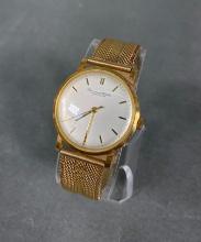 International Watch Co. Swiss Men's Watch 18k Gold Case & Mesh Band