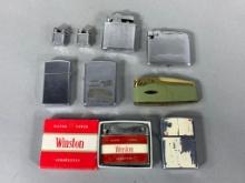 Group of Vintage Lighters including ZIPPO