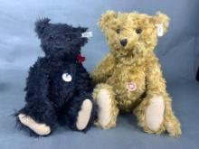 2 Vintage Steiff Bears