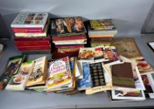 Large Lot of Vintage Cook Books