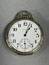 Antique Pocket Watch Elgin 12 size 17 Jewel Transit