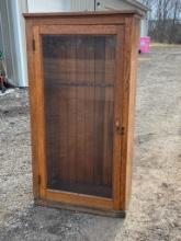 Vintage Wooden Gun Cabinet