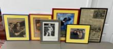 Group Lot of Framed Photographs, Prints