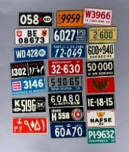 Lot of Vintage Bicycle License Plates