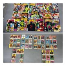 Lot of Sensational She-Hulk Comic Books and Football Sports Cards