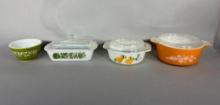 Group Lot of Vintage Pyrex, Glass Bake, Fire King - Nice