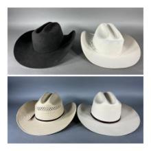 Group of Four Vintage Cowboy Hats