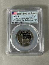 PCGS PR70DCAM First Day Issue 2021-S Quarter Coin