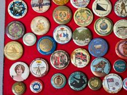 WWI AUSTRALIAN 112 PINBACK BUTTON BADGE LOT