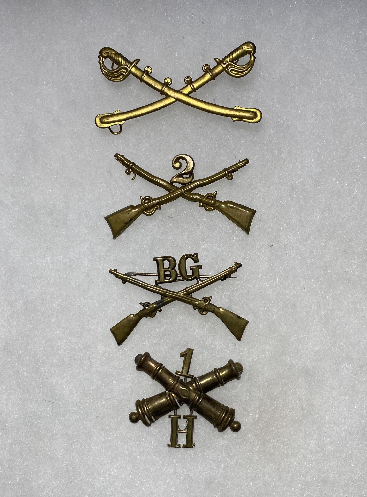 U.S. INDIAN WAR ERA HAT INSIGNIA