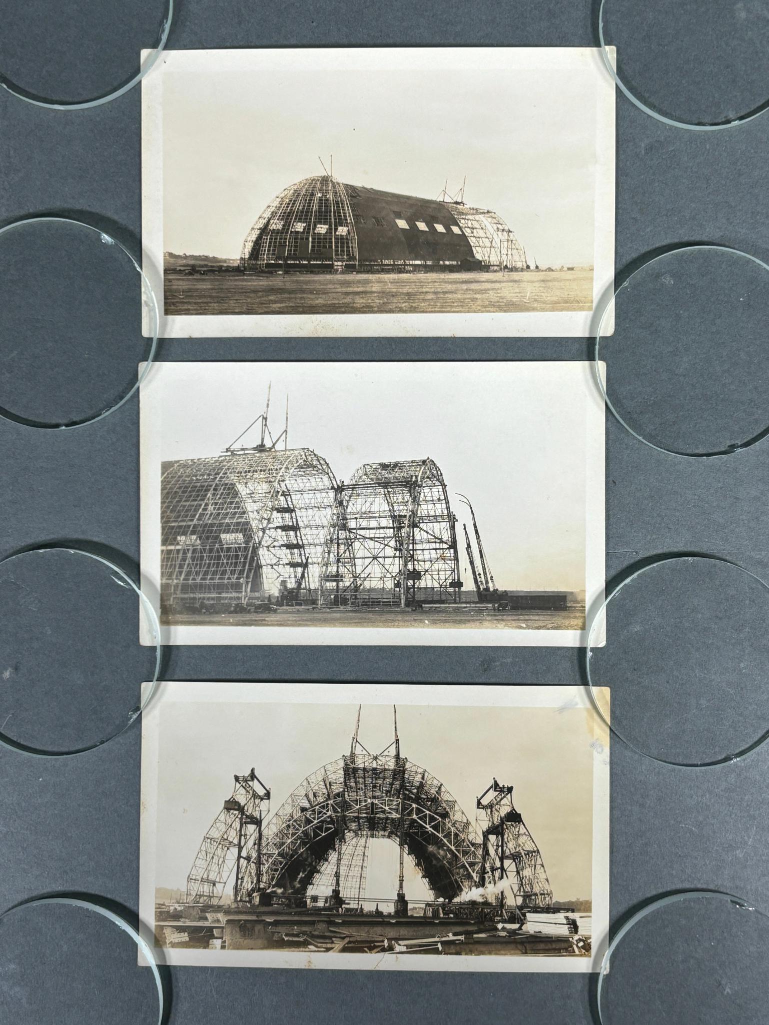 U.S.S. AKRON AIRSHIP BLUEPRINTS, PHOTOS & FABRIC