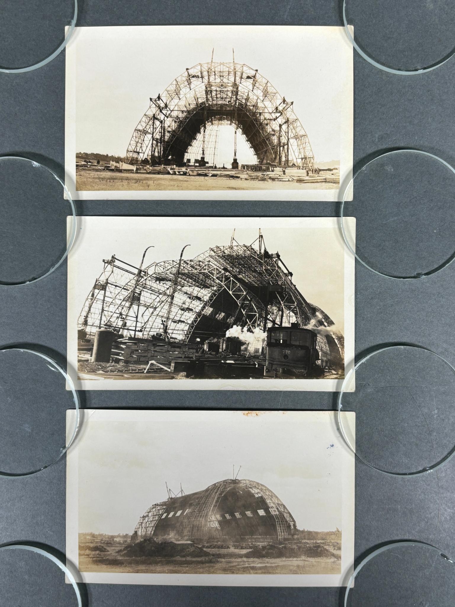 U.S.S. AKRON AIRSHIP BLUEPRINTS, PHOTOS & FABRIC