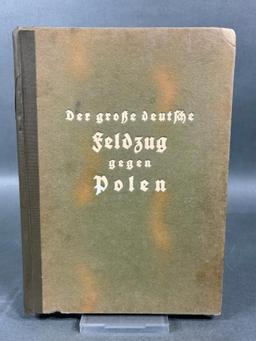 WW2 1940 NAZI GERMAN BOOK CAMPAIGN AGAINST POLAND