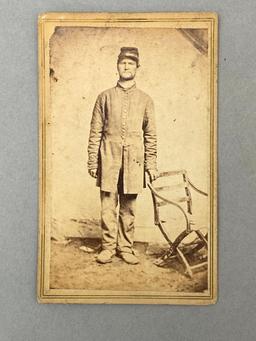 CIVIL WAR CDV OUTDOOR PHOTO ALLIANCE OHIO SOLDIER