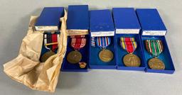 WWII U.S. MEDAL LOT CAMPAIGN VICTORY & OCCUPATION - ALL IN ORIGINAL BOXES