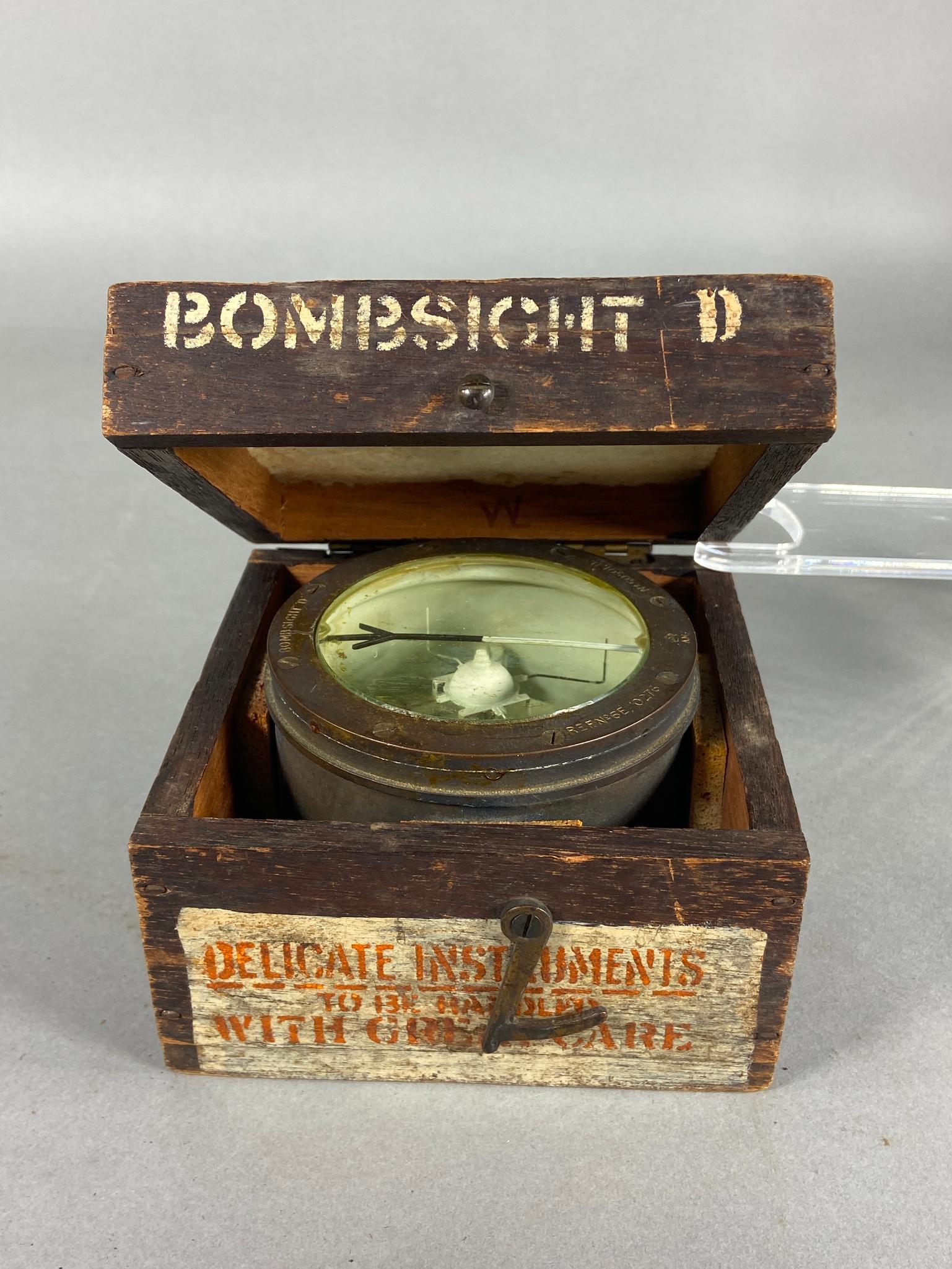 WWII BRITISH RAF VECTOR BOMB SIGHT COMPASS BODY FOR MK VII WIMPERIS COURSE SETTING BOMB SIGHT