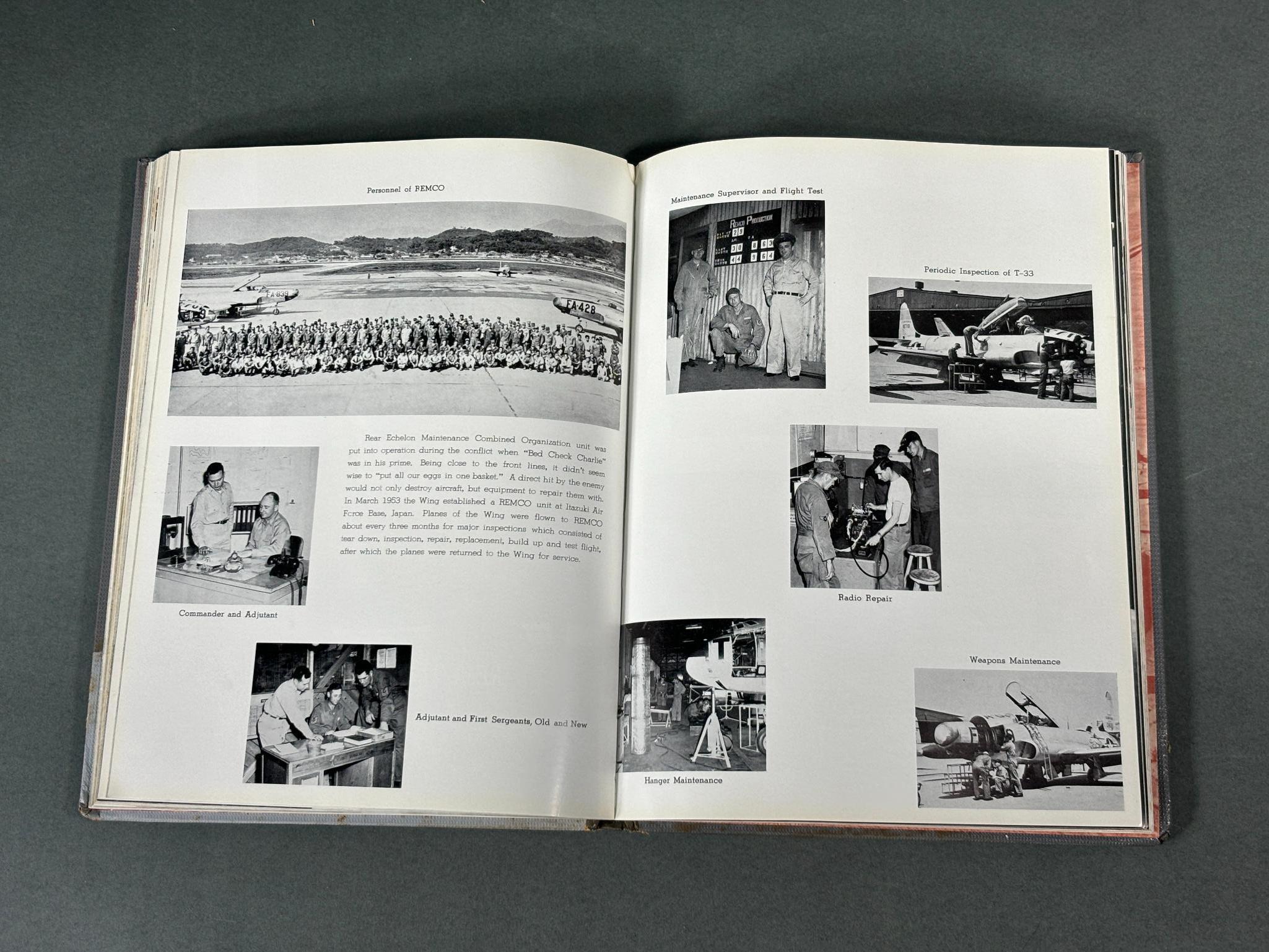 KOREAN WAR 1954 67TH TACTICAL RECON WING YEARBOOK