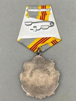 SOVIET RUSSIAN ORDER OF LABOR GLORY 3RD CLASS