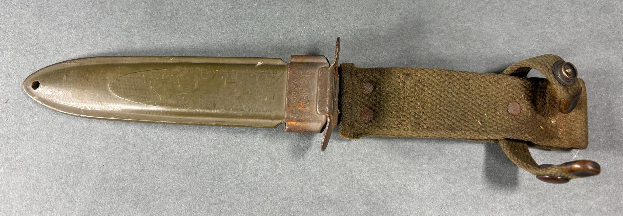 VIETNAM M-7 BAYONET MODIFIED TO FIGHTING KNIFE