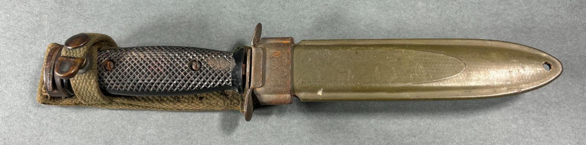 VIETNAM M-7 BAYONET MODIFIED TO FIGHTING KNIFE