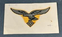 WWII NAZI GERMAN LUFTWAFFE UNUSED HELMET DECAL