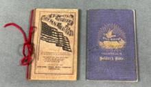 CIVIL WAR IDED POCKET BIBLE & HYMNAL 1ST OHIO VOLUNTEER INFANTRY