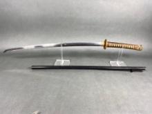 JAPANESE SAMURAI SWORD KATANA W/WWII ERA FITTINGS