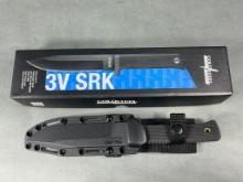 3V SRK COLD STEEL SURVIVAL KNIFE IN ORIGINAL BOX SURVIVAL RESCUE KNIFE