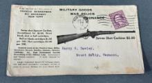 BANNERMAN 1918 ENVELOPE W/ SPENCER CARBINE ILLUSTRATION