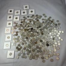 Huge Lot of 335 Mercury & Roosevelt Dimes ALL SILVER 64 or Earlier