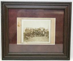 photo of United States Cavalry group in frame