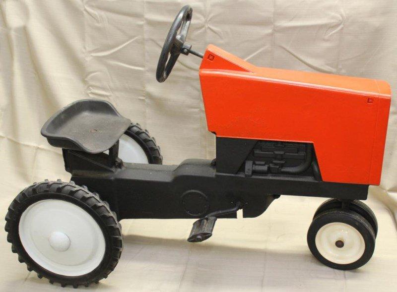 Allis Chalmers pedal tractor; cast aluminum;