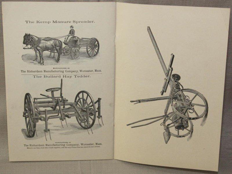 1890 Standard Worcester Buckeye Mower catalog,