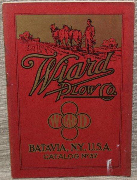 2 pcs -- 1912 Wiard Plow Co. Catalog No. 37